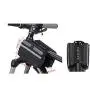 ZFF Simple Bicycle Saddle Bag, Mountain Bike Front Beam Bag Mobile Phone Tube Package Reflective Design Riding Equipment Accessories