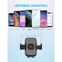 Mpow Dashboard Car Phone Mount, Windshield Car Phone Holder, 2 Suction Levels, Washable Gel Pad Compatible iPhone 11 Pro/Max/X/XS/XR/8Plus/8/7Plus/7/6Plus, Google, One Plus, Moto, Gray