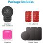 WizGear Magnetic Mount, Universal Stick-On Dashboard Magnetic Car Mount Holder, for Cell Phones and Mini Tablets with Fast Swift-snap Technology, Magnetic Cell Phone Mount
