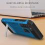 Evocel Galaxy A21 Explorer Series Pro with Glass Screen Protector and Belt Clip Holster for The Samsung Galaxy A21, Blue