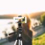 Universal Smartphone Tripod Adapter Cell Phone Holder Mount Adapter, Fits iPhone, Samsung, and All Phones, Rotates Vertical and Horizontal, Adjustable Clamp