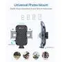 andobil Bike & Motorcycle Phone Mount Ultimate Universal ATV Mountain & Road Bicycle Handlebar Easy Clamp Cellphone Holder Compatible with iPhone SE 11 Pro Xr Xs Max X 8 Plus, Galaxy S20 Note10