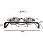 American Pet Supplies Elevated Rustic Bone Dog Feeder with 2 Stainless Steel Bowls for Puppies and Dogs, Aged Copper
