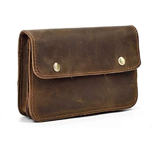 NKns Waterproof Backpack Mens Wallet Leather Mens Pockets Mobile Phone Bag Small Bag Travel Wallet Mens Passport Holder
