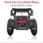 Mobile Game Controller with Power Bank and Cooling Fan/Triger and Gaming Joysticks for 4-6.5inch Android or IOS phone
