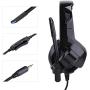 Ceppekyy Gaming Headset Foldable, Noise Canceling Stereo Bass Surround Gaming Headphone with Microphone&Control for PS4, Xbox One, Nintendo Switch, 3.5mm Pin for Smart Phone, Laptops, Tablet, Computer