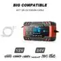 Enhanced Edition Car Battery Charger 12V/8A 24V/4A Compatible Automotive Smart Portable Battery Charger Maintainer/Pulse Repair Charger Pack for Car, Motorcycle, Lawn Mower and More Enhanced Edition Car Battery Charger 12V/8A 24V/4A Compatible Automotive Smart Portable Battery Charger Maintainer/Pulse Repair Charger Pack for Car, Motorcycle, Lawn Mower and More