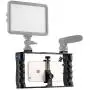 K&F Concept Smartphone Video Rig,Filmmaking Case Phone Video Stabilizer Grip Tripod Mount for Videomaker Film-Maker Video-Grapher