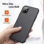 TORRAS Slim Fit iPhone 11 Case, Hard Plastic PC Ultra-Thin Phone Cover Case with Matte Finish Coating Grip Compatible with iPhone 11 (6.1 Inch), Space Black