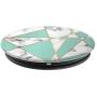 The PixelPOD Marble Aqua Gold Geometric Pattern PopSockets Stand for Smartphones and Tablets PopSockets Grip and Stand for Phones and Tablets
