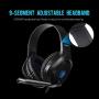 Gaming Headset for PS4 Xbox One, SADES CPOWER 3.5mm Stereo Sound, Swivel to Mute Noise-Cancellation Microphone, Soft Memory Earmuffs, Over Ear Gaming Headphones for PC/Laptop/Mac/Smart Phone/Windows