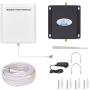 AT&T Cell Phone Signal Booster 4G LTE FDD 700Mhz US ATT T-Mobile Signal Booster Amplifier Indoor HJCINTL Band12/17 Home Mobile Phone Signal Booster Repeater Kits