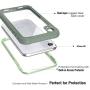 Justcool Designed for iPhone XR Case, Clear Full Body Heavy Duty Protection with Built-in Screen Protector Shockproof Rugged Cover Designed for iPhone XR Cases (2018) 6.1 Inch (Green)