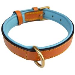 Soft Touch Collars - Luxury Real Leather Padded Dog Collar