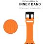 URBAN ARMOR GEAR UAG Compatible with Apple Watch 44mm 42mm Series 5/4/3/2/1 Silicone Band Scout [Orange] Slim Adjustable Waterproof Sporty Replacement Watch Strap