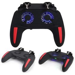 WILIAS - Telescopic Gaming Grip Game Controller Joystick Gamepad Dual Cooling Fan for for Smart Phone Game Accessories