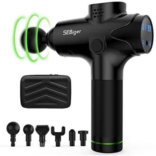 Muscle Massage Gun for Athletes Professional Deep Tissue Percussion Massage for Pain Relief, Sore Muscle and Stiffness Handheld Electric Body Massager 20 Speed