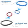 AMVR Lens Anti-Scratch Ring Protecting Myopia Glasses from Scratching VR Headset Lens Compatible for Oculus Quest, Rift S or Oculus Go