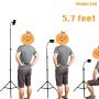Haitent Retractable Adjustable Cell Phone Tall Tripod Stand Holder for iPhone 11 Pro Max,iPhone Xs Max,8,7 Plus, 6 Plus,360 Degree Rotatable Flexible Universal Gooseneck Smartphone Stand with Clamp