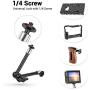 SMALLRIG 9.8 inch Adjustable Articulating Magic Arm with Both 1/4" Thread Screw for LCD Monitor/LED Lights - 2066