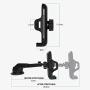 Car Mount Dash Windshield Phone Holder Universal Smartphone Stand for Phone Grip with iPhone 11 Pro XS Max X XR 8 Plus Samsung Galaxy S20 S10 S9 S8 Note 10 and More