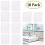 ZC GEL Universal Sticky Pads (10 Pack), Removable and Reusable Non Slip Mat Cell Phone Holder for Car Dashboard Office House Glass Mirrors Anywhere, Clear Anti Slip Pads ZC GEL Universal Sticky Pads (10 Pack), Removable and Reusable Non Slip Mat Cell Phone Holder for Car Dashboard Office House Glass Mirrors Anywhere, Clear Anti Slip Pads