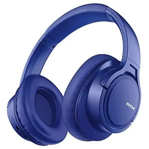 Mpow H7 Bluetooth Headphones Over Ear, Comfortable Wireless Headphones, Rechargeable HiFi Stereo Headset, w/Wired Mode, CVC6.0 Microphone for Cellphone Online Class, Home Office, PC Mpow H7 Bluetooth Headphones Over Ear, Comfortable Wireless Headphones, Rechargeable HiFi Stereo Headset, w/Wired Mode, CVC6.0 Microphone for Cellphone Online Class, Home Office, PC