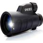 SMIZZE HD Monocular Telescope 12x50 High Definition BAK-4 FMC Glass Lens Waterproof Fogproof Shockproof One Hand Focus Durable Compact Starscope Bird-Watching Hunting Concerts Travel Wildlife Hiking