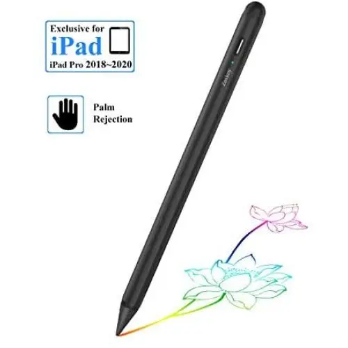 Stylus Pen for Apple iPad Pencil: Touch Pencil with Palm Rejection for Precise Writing & Drawing - Compatible with Apple iPad Pro 11/12.9 Inch iPad 7th/6th | iPad Mini 5th | iPad Air 3rd Gen