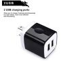 USB Wall Charger Brick, 4-Pack 2.1A/5V Dual USB Plug Power Adapter Charger Box Charging Cube Heads for Replacement for iPhone Xs/XS Max/XR/X/8/7/6/Plus, Samsung Galaxy S8 S7 S6 Edge, LG, Moto, HTC