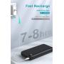 Power Bank 26800mAh Portable Charger, IXNINE High Capacity Phone Charger Compact External Battery Pack with LED Display and 4 Fast Charging Outputs for iPhone Samsung LG iPad etc.