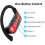 Wireless Earbuds, Motast Bluetooth 5.1 Sport Headphones IP8 Waterproof 40H Playtime TWS Earhooks Headset with Charging Case Stereo Sound CVC8.0 Noise Cancelling Wireless Earphone for Running Gym