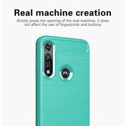 Moto G Power case,Motorola G Power case,with HD Screen Protector,MAIKEZI Soft TPU Slim Fashion Non-Slip Protective Phone Case Cover for Motorola Moto G Power 2020(Mint Brushed TPU)