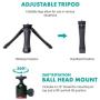 Movo iVlogger- iPhone/Android Compatible Vlogging Kit Phone Video Kit Accessories: Phone Tripod, Phone Mount, LED Light and Cellphone Shotgun Microphone for Phone Video Recording for YouTube, Vlog