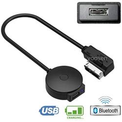 YOOSEN Bluetooth Adapter Cable for Mercedes Benz Media Inerface MMI System Pair USB Android iPhone iPad iPod Touch Smartphone etc.