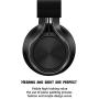 Over Ear Headphones with Aluminum Headphone Stand Hanger, SourceTon 3.5mm Gaming Headset Noise Isolating with Mic and Volume Control for TV, PC and Cell Phone