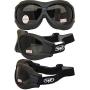 Global Vision Big Ben Goggles 2 Pairs Black Frames 1 Clear Lens 1 Smoke Lens