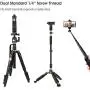 AFAITH Cell Phone Tripod Mount with Remote, Phone Holder Adapter Selfie Monopod with Adjustable Clamp for iPhone Xs Max/X/8/8P/7/7P/6S/6,Samsung GalaxyS9/S9+/S8/S7/S6/S5/Note9/8 and More AFAITH Cell Phone Tripod Mount with Remote, Phone Holder Adapter Selfie Monopod with Adjustable Clamp for iPhone Xs Max/X/8/8P/7/7P/6S/6,Samsung GalaxyS9/S9+/S8/S7/S6/S5/Note9/8 and More