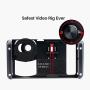 Ulanzi U-Rig Metal 17MM/37MM Smartphone Video Rig, Filmmaking Video Vlog Accessories Handheld Grip Stabilizer With 2 Cold Shoe Mount for Light, Microphone, for iPhone 11 Pro Max XS Max Stable Vlogging