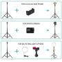 8" LED Selfie Ring Light for Live Stream/Makeup/YouTube Video, Dimmable Beauty Ringlight with Tripod Stand and Phone Holder Compatible with iPhone/Android