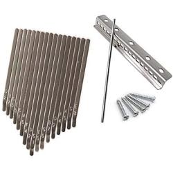 Timiy 17 Note Key Replacement Kit for DIY Kalimba Mbira Thumb Piano