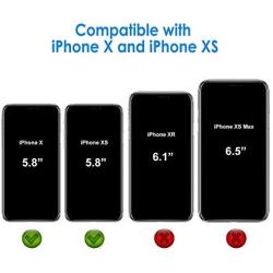 JETech Case for Apple iPhone Xs and iPhone X, Shockproof Bumper Cover, HD Clear