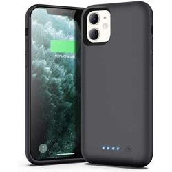 Xooparc Battery case for iPhone 11 [6800mah] Upgraded Charging Case Protective Portable Charger Case Rechargeable Extended Battery Pack for Apple iPhone 11 Charger case (6.1’) Backup Power Bank