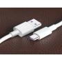 2-Pack Genuine Huawei 5A USB 3.1 Type C Superfast Charging Data Cable for Huawei Smartphone - White(Bulk Packed, No Retail Packaging)