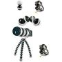 DAISEN Octopus Camera Holder and Phone Tripod for iPhone/Universal Smartphone, White (4326573160)