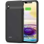 OMEETIE Battery Case for iPhone Xs Max, 5000mAh Slim Portable Rechargeable Charging Case Compatible with iPhone Xs Max(6.5 inch) Protective Charger Case (Black)