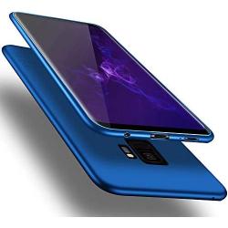 X-level Samsung Galaxy S9 Case, Slim Fit Soft TPU Ultra Thin S9 Mobile Phone Cover Matte Finish Coating Grip Phone Case Compatible Samsung Galaxy S9-Blue