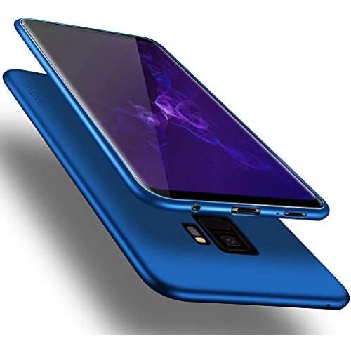 X-level Samsung Galaxy S9 Case, Slim Fit Soft TPU Ultra Thin S9 Mobile Phone Cover Matte Finish Coating Grip Phone Case Compatible Samsung Galaxy S9-Blue