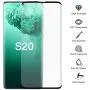 [2 Pack] Galaxy S20 Screen Protector, Tempered Glass 3D Full Edge Covered/Support Fingerprint Unlock/Anti-Bubble HD Clear/Case Friendly Glass Protector for Samsung Galaxy S20