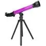 Bindpo Astronomical Telescope,Kids Educational Gift Toy Monocular Space Astronomical Telescope with Stretchable Tripod 20X 40X 60X Eyepiece Magnification for Beginners/Children(Purple)